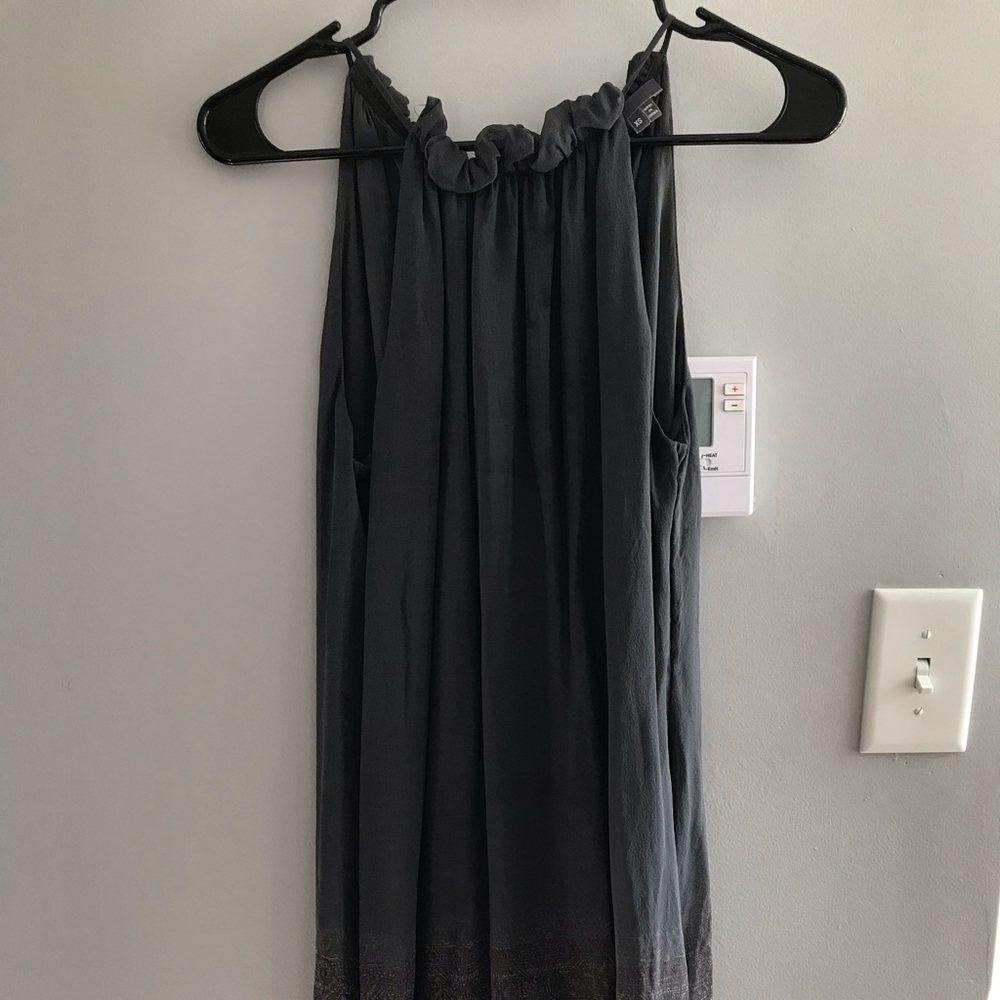 grey shift dress